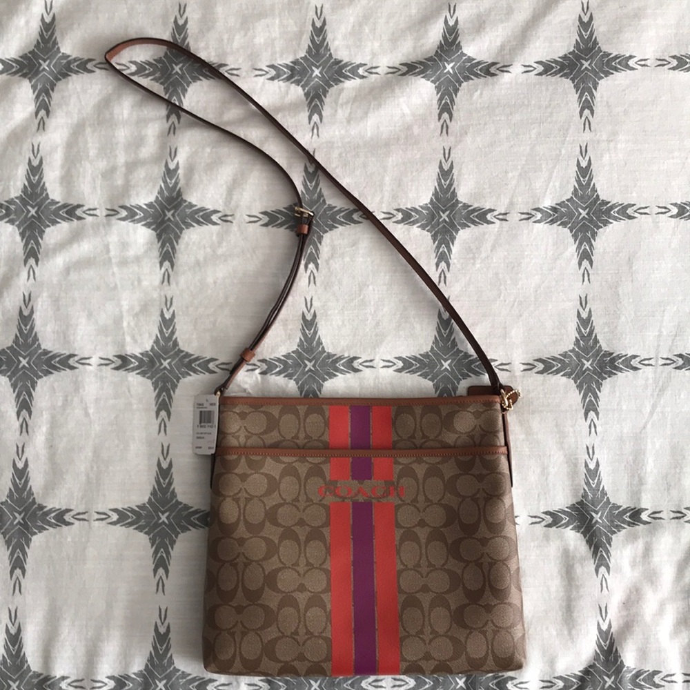 Coach Varsity Stripe Crossbody